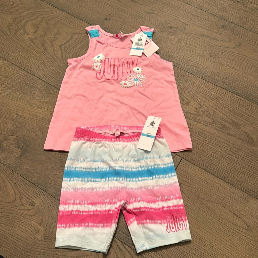 Juicy by Juicy Catore shorts and tank top with tags
